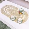 40 * 84 Cm Vintage Embroidered Lace Rectangular Tablecloth For Wedding Party Home Table Decoration S