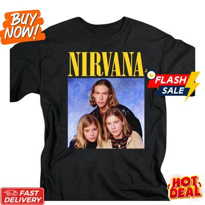 Sale Hanson Nirvana Parody Inspired Retro Vintage Fan-Made Band T-Shirt S-5XL Unisex T-Shirt