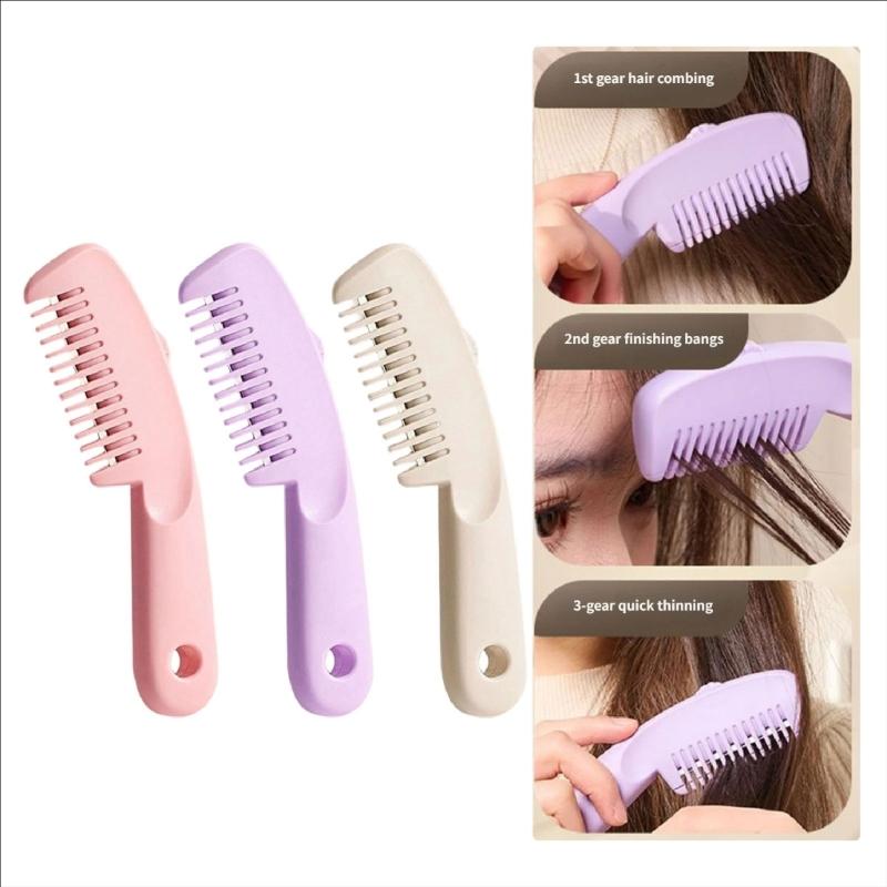 Ergonomic Hair Trimming Comb Perfect Hair Trimmer For Thinning And Styling At Home Lightweight ABS and Safety