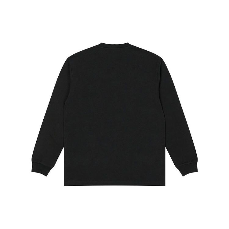 Palace X AMG SS21 Co-Branded Long Sleeve T-Shirt with Logo Print Unisex Tops Black P20AMGLS001