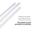 Replacement Straw Compatible with Reduce 50 oz 40 oz Tumbler, 5 Pack Reble Straw with Cleaning Brush, Plastic, Clear