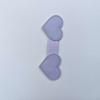 Elastic Loop Heart-Shaped Book Marks Portable Pagination Mark Book Page Clip  For Book Lovers