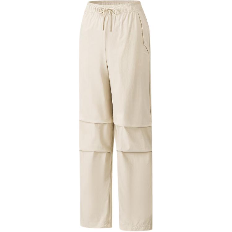 

Anta Training Series Solid Color Mid Waist Simple Versatile Lace Up Casual Sports Long Pants Women bottoms 162627512-5 S
