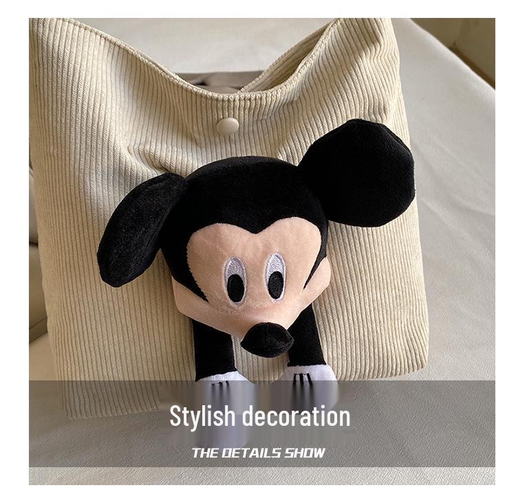 2025 Korean Style Large Capacity Tote: Cute Cartoon Casual Shoulder Handbag