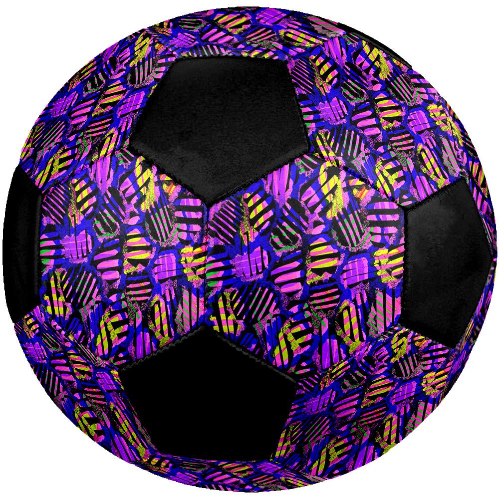 1pc Abstract Colorful Outdoor Sports Football, Size 5, Comfortable And Durable Feel, Ideal Gift for Christmas/Birthday yy26060492