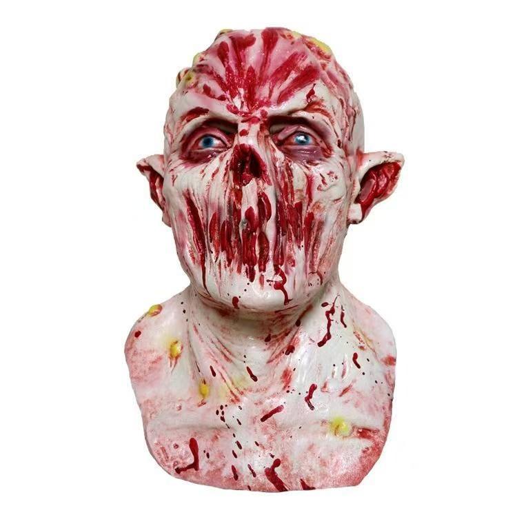 Horror Mask For Halloween With Imported Latex Material And Diy Design For Costumes And Escape Room Props