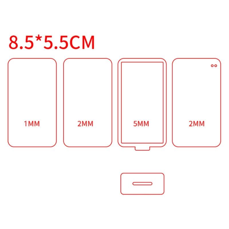 Multiple Shape DIY Acrylic Quicksand Plates Quicksand Ticket Root Mold Acrylic Ultra-permeable Quicksand Empty Plate