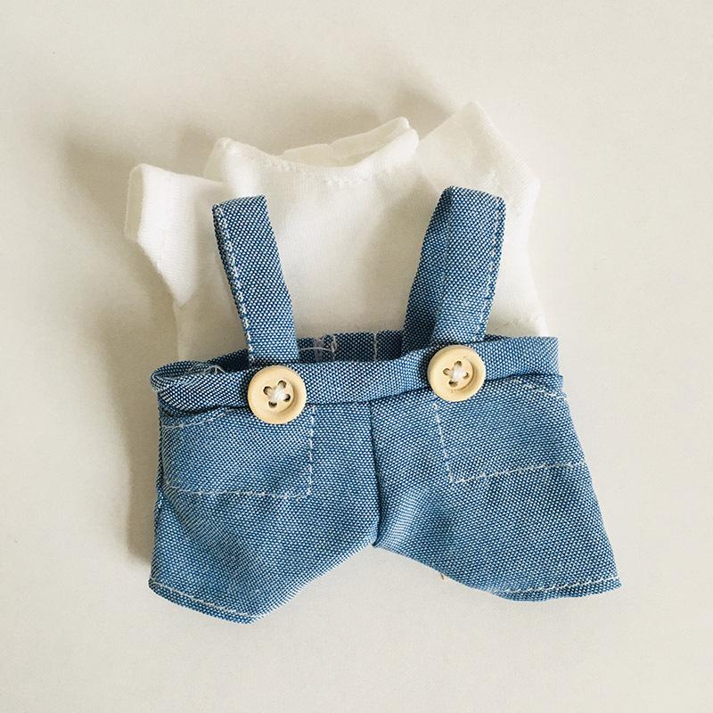 בגדי בובת קטיפה ויניל חמודה 17 ס"מ קופסה עיוורת - תליון LaBuBu שמלת אביזרים