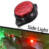 Red 7 LED Round Side Marker Indicator Clearance Light Car Truck Trailer