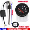 4-20mA 52mm Fuel Level Gauge Red Backlight Current Sensor Liquid Level Sensor 100~550mm Current Sensor Stainless Steel Custom