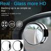 Car Blind Spot Rearview Mirror 360-degree Rotating Push-type Auto Rearview Small Round Mirrors Reversing Auxiliary Mirror