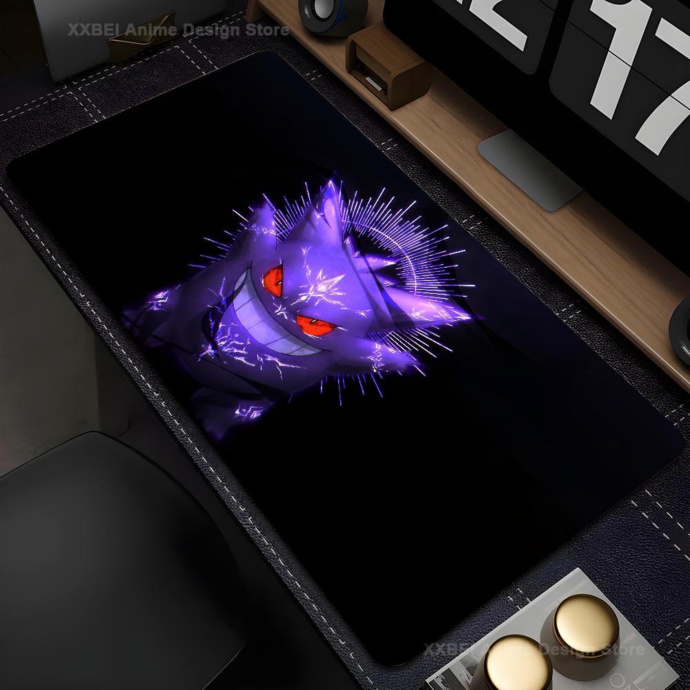PPokemonGengar Grande Mousepad Mouse Mat Desk Mat With Pad gambling Accessories Prime gambling XXL Keyboard Pad Padding Mat
