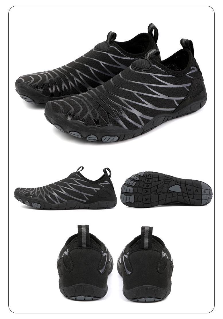 Unisex Quick-Dry Five-Finger Water Shoes – Non-Slip for Outdoor, Beach, Swimming, and Fishing Adventures Size 39