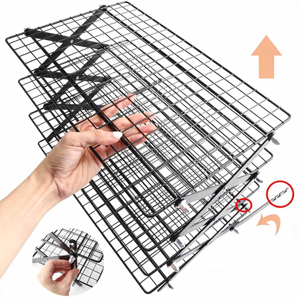 Cooling Rack, Collapsible Wire Stand for Cupcakes, Cakes, Cookies, Outdoor Picnics, Birthdays