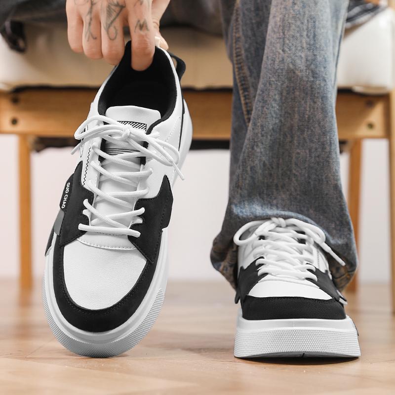 Men Shoes Sneakers Chunky Mens Casual Shoes Luxury Breathable Men Walking Shoes Trend Leather Shoes for Men Running Shoes Male Footwear