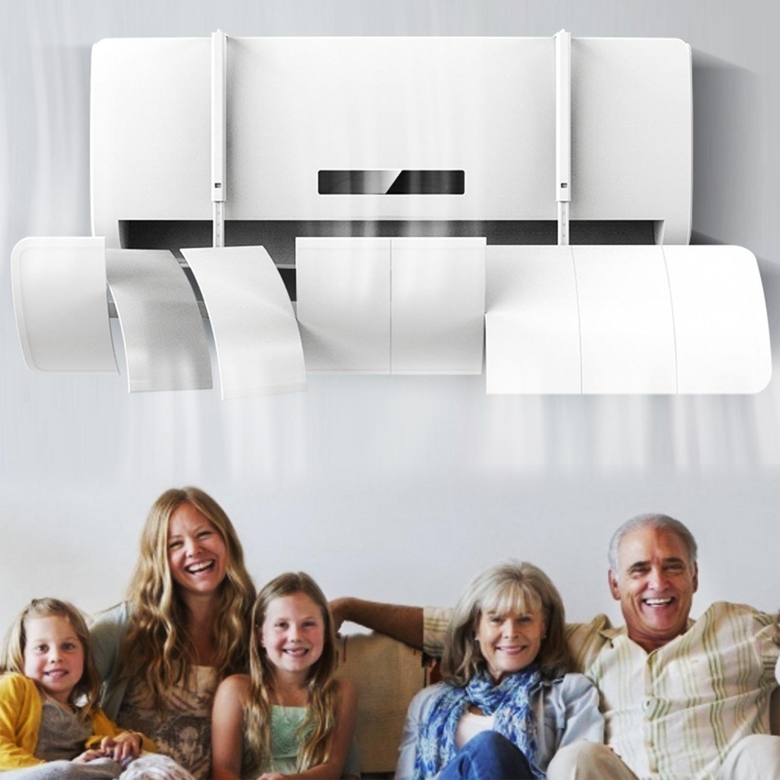 Adjustable Air Conditioning Baffle Shields Easy Installation and Removal Air Conditioner Wind Deflector for Baby Room