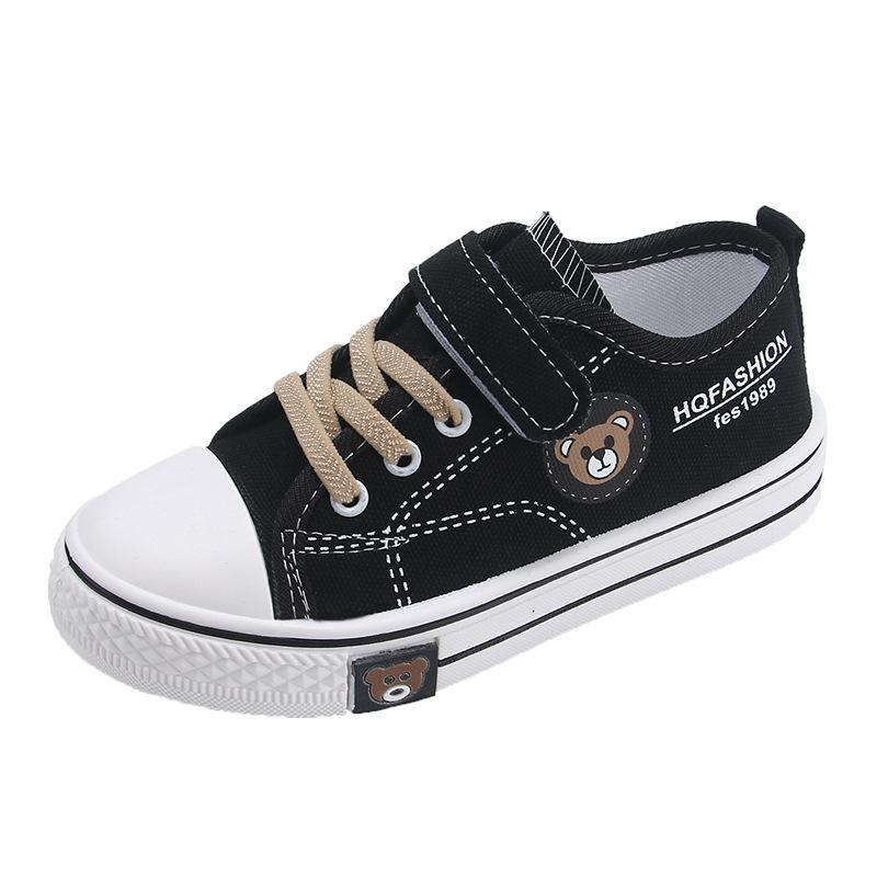 Children's canvas shoes, new spring collection, boys' and girls' running shoes, soft-soled, versatile, and popular among children