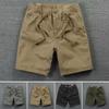 Summer Shorts Men Cotton Solid Casual Business Social Shorts Men Bermudas Loose Khaki Joggers