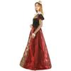 [SCLYX] Alice in Wonderland Cosplay - Queen of Hearts Costume for Women - Authentic Queen of Hearts Dress, Long Sleeved, Alice in Wonderland Cosplay C