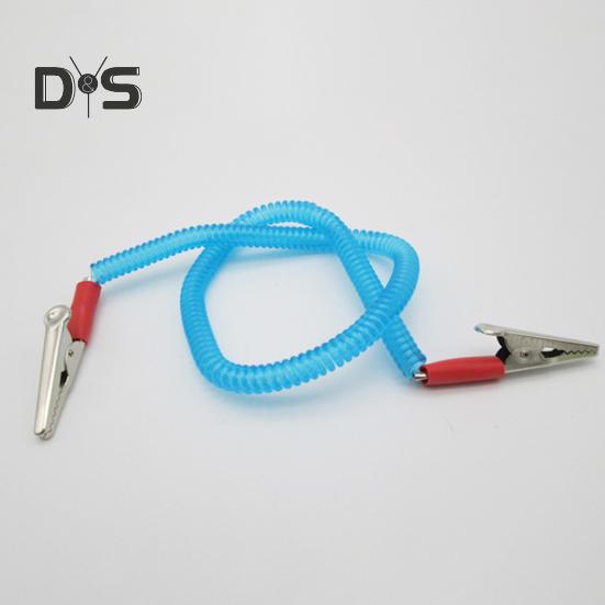 Dental Bib Clip Napkin Holder Reusable Kids Adults Elderly Colorful Elastic Spring Double-end Metal Clip Dentist Bib Holder Neck Strap