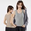 Women Sleeveless Camisole Top Wide Strap Tank Top with Built-in Padded Bra Summer Casual