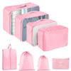 Seven-Piece Travel Storage Set: Wash Bag, Clothes, Underwear Organizer & Folding Sub-Pack