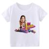 ZYXZ 2023 Cartoon Soy Luna Children's T-Shirt Funny Pink T-Shirts Baby Gilrs Summer Children For Kids Tops Clothes 917022