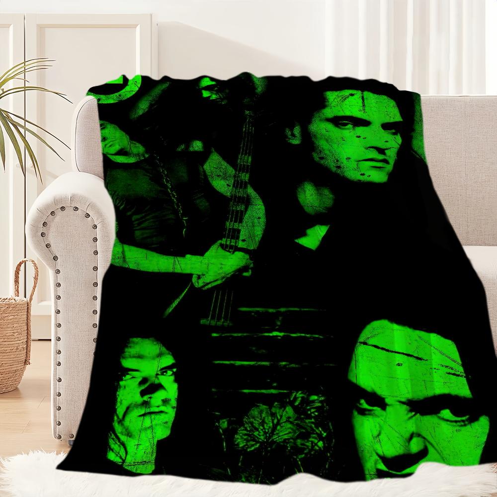 Rock Band Type O Negative Blanket Plush Nap Sofa rug for Living Room Warm Office Bedroom Birthday Home Travel Kid Gifts