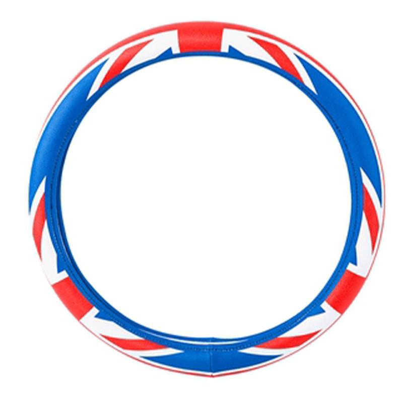 

Универсальный Юнион Джек 38 см из искусственной кожи, чехол на руль автомобиля, украшение для всех Mini Cooper OneS Clubman F54 R60 F60 Red Union Jack