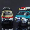 1:24 Mitsubishi Delica Geländewagen Allradantrieb MPV Druckgusslegierung Metall Auto Modell Sound & Licht Klassische Simulation Sammlerstücke
