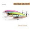 Japan Hot Model Sinking Minnow Fishing Lures 52mm Jerkbait Bass Pike Carkbait Wobblers Swimbait Professional Hard Bait Fishing Accessories Bait Bass