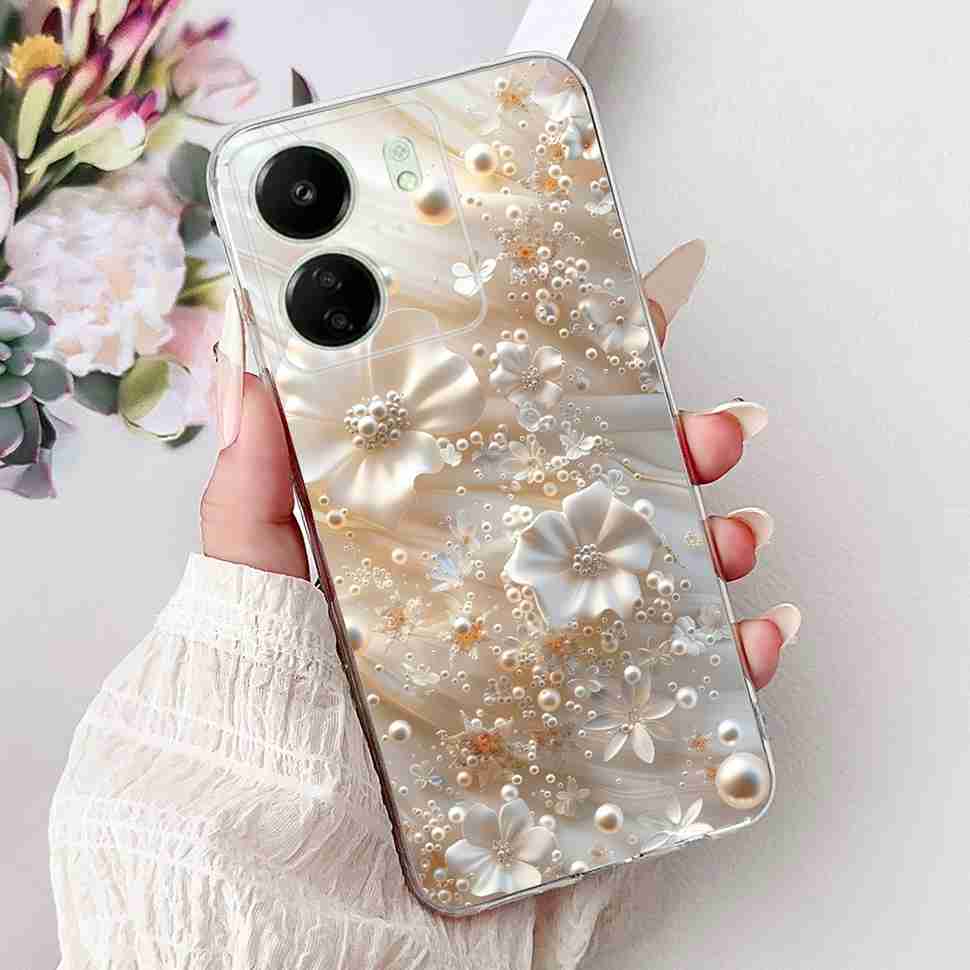 For Xiaomi Redmi 13C 4G Case Redmi13C 2023 New Fashion Pattern Cover Silicone Soft Phone Case For Xiaomi Poco C65 PocoC65 Fundas
