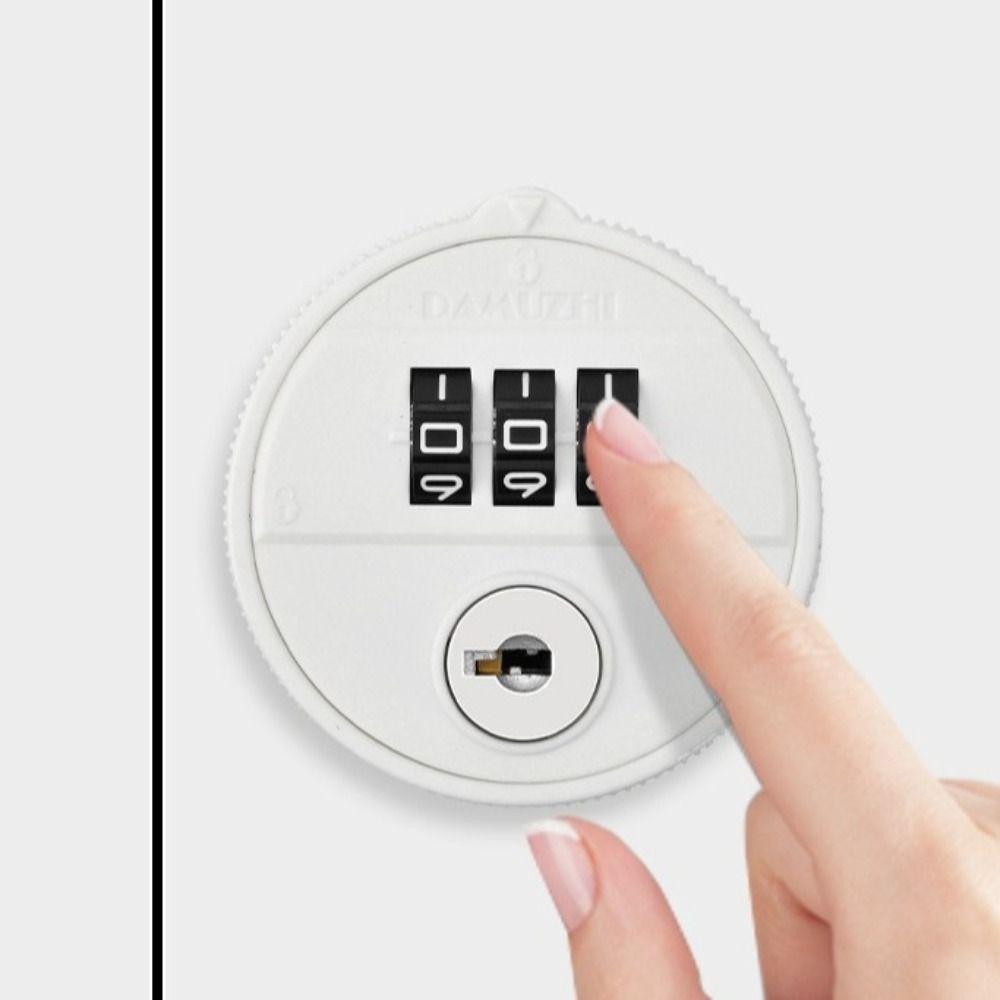 Durable Combination Lock 3 Digital Code Cabinet Lock Security Password Lock Office Locker