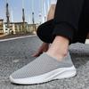 Summer Men Running Shoes Hollow Mesh Shoes Soft Sole Thick Base Single Network Thin Mesh Shoes Man Casual Sports Plus Size 36-48