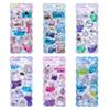 S Kawaii Cartoon Colorful Rocking Water Injection 3D Stickers Cute Diy Mobile Graffiti Decoration Stickers Holiday Gift