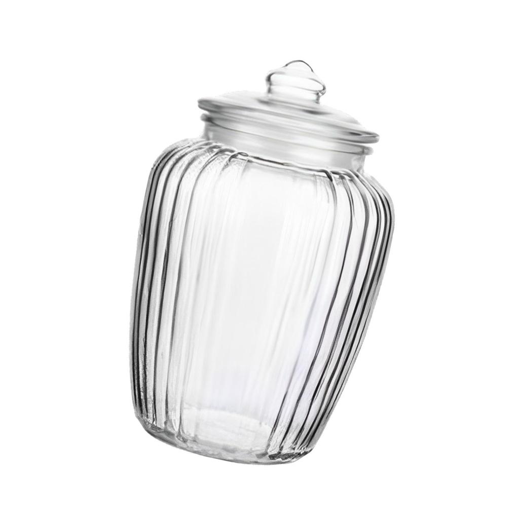 Duży Szklany Słoik 2000ml z Pokrywką Szczelny Pojemnik do Przechowywania Herbaty Szklany