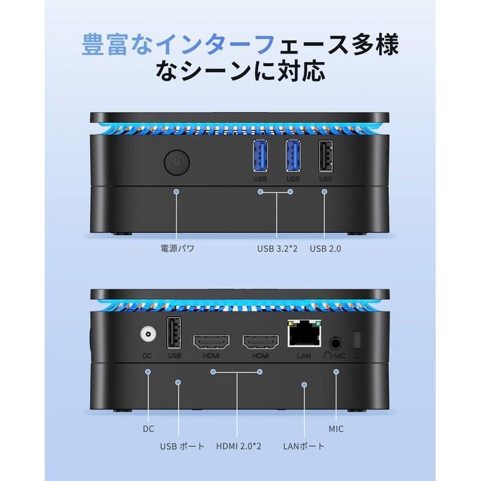 NiPoGi mini pc Intel N5030 2026 Model, max 3.1Hz, Win11 Pro 12GB+256GB