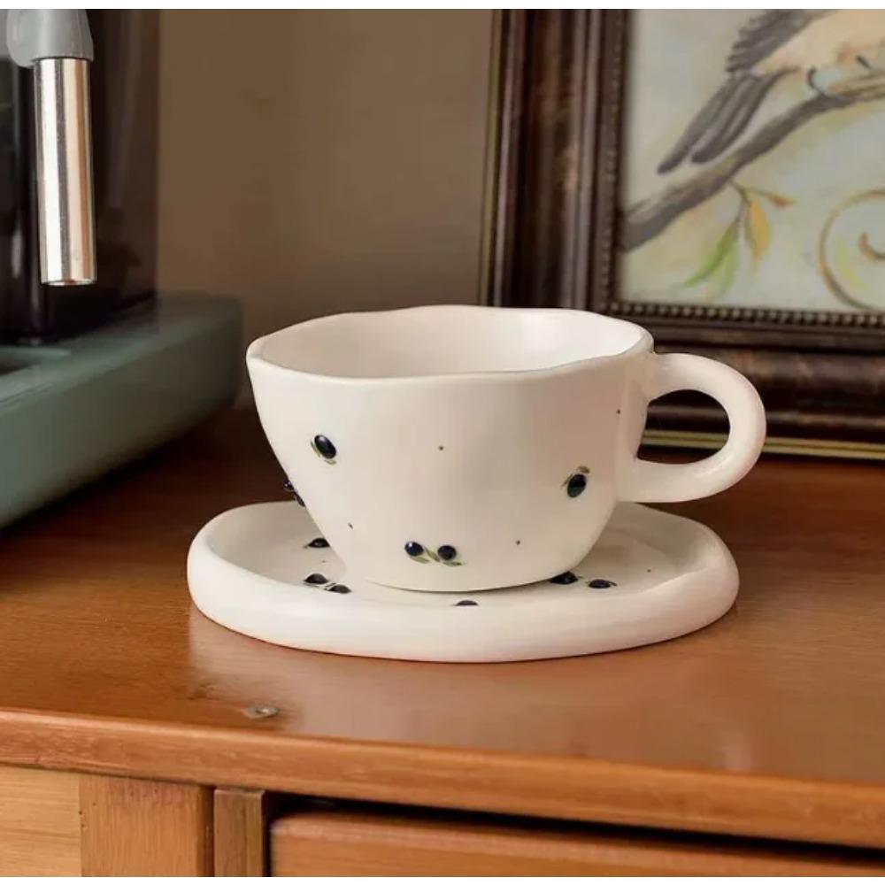 Cești și Farfurii Cireșe Cană pentru Ceaiul de După-amiază Ceașcă pentru Apă Ceașcă pentru Micul Dejun Farfurie pentru Desert Cești pentru Ceai cu Lapte Cană de Cafea Căni de Ceai