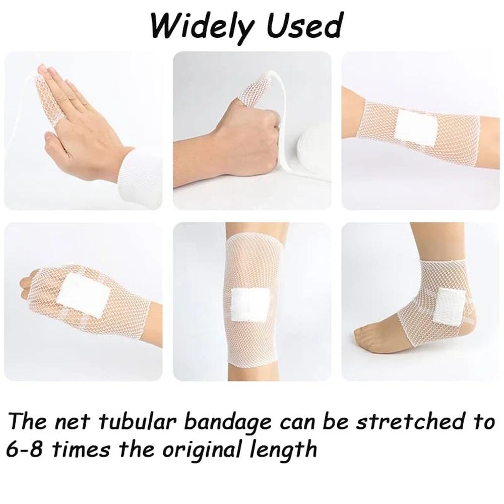 Durable And Safe Tubular Bandage Elastic Net Wound Dressing Retainer Tubular Stretch Elastic Gauze Bandage Without The Use Of Adhesive Tape