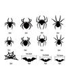 3D PET Glowing Bat LED Wall Stickers 12/24 PCS No Damage to Wall Decals for Halloween Family Gathering Party Decor