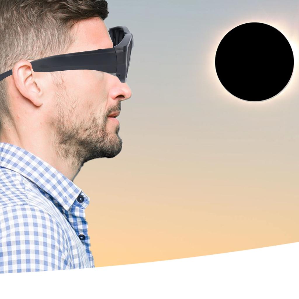 Pcs Solar  Glasses Lightweight Comfortable Portable Sun Viewing Sunglasses