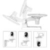 No Punching Camera Support Wall Bracket Wall Mount Camera Support Base  Most Surveillance Cameras
