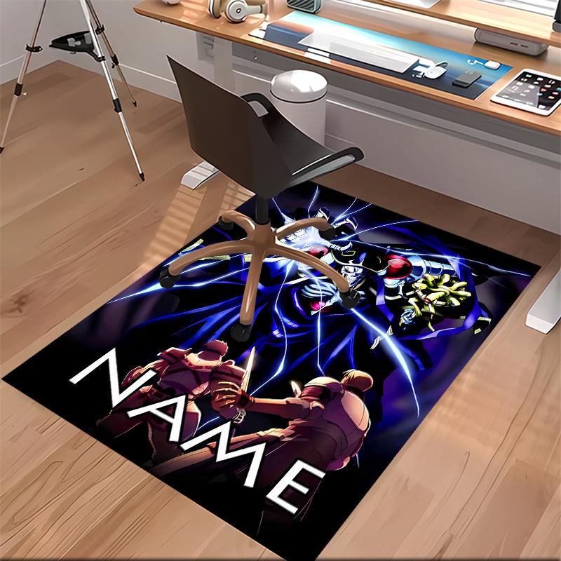 Custom Personalization Overlord Print Area Rug - Soft, Washable Non-Slip Indoor Mat,Living Room,Home&Office Decorative Rug