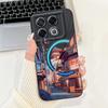 Soft Silicone TPU Matte Funda For Infinix GT 20 Pro / Infinix X6871 GT20Pro Phone Case Back Cover Astronaut Moon Night Painted