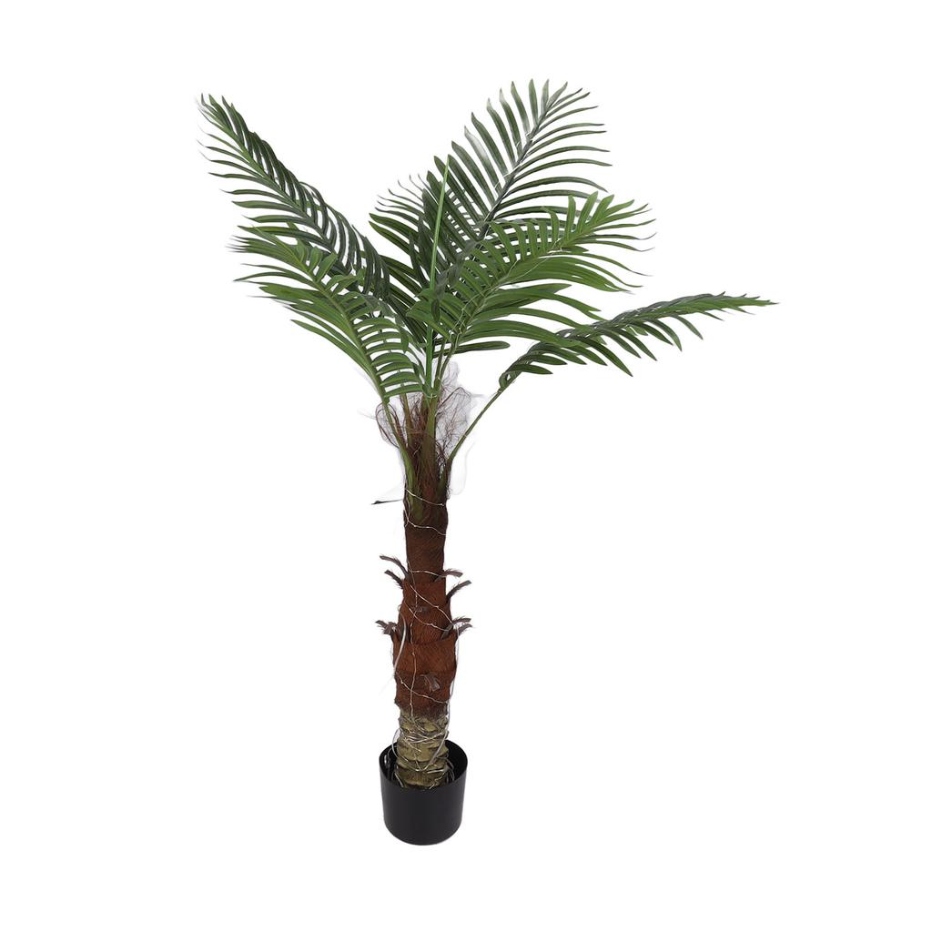 Artificial Lighted Palm Tree 100LED IP65 120cm Light Up Tropical Palm Tree for Pool Beach Yard