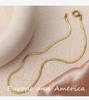 Europäische Retro 18K Gold Halskette für Damen - Hochwertiger schlichter Stil mit vielfältigen Designs und Edelstahlkette