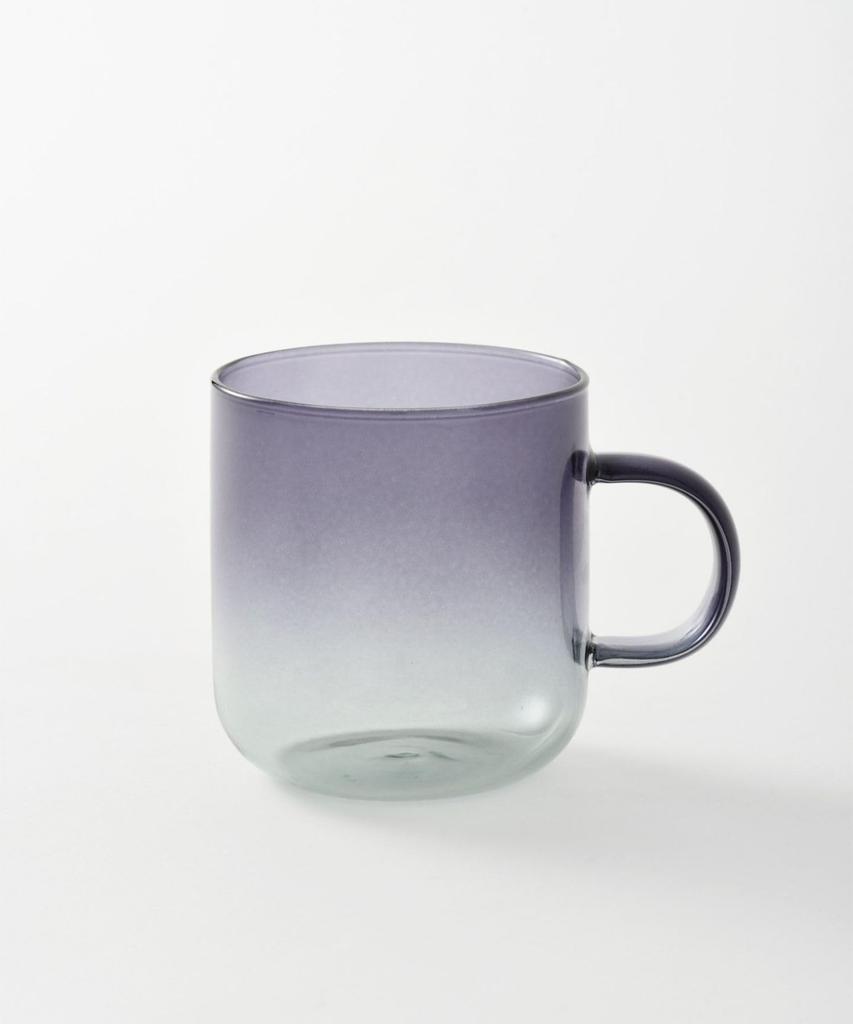 BRUNO Glass Sky Pattern Heat-Resistant Mug, Cute, Purple, Blue, Navy, RBHK016-night