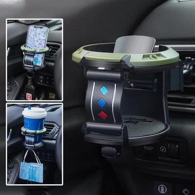 Porta-copos para saída de ar do carro, porta-copos para bebidas, café, porta-garrafas, suporte universal para garrafas de água, suporte para telefone, peças internas
