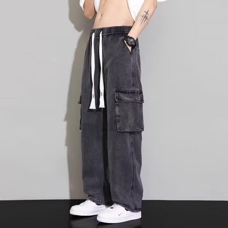 

Рубашки Меньше Одежды Инструментальная Джинсы Мужская Осенне-Зимняя Мода Мода Мужские и Женские Повседневные Брюки 3XL