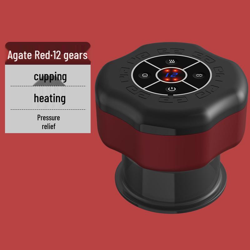 Akıllı Vakum Hacamat & Isıtma Masaj Aleti: Elektrikli Vakum, Meridyen Drenajı ve Fizyoterapi Aleti.